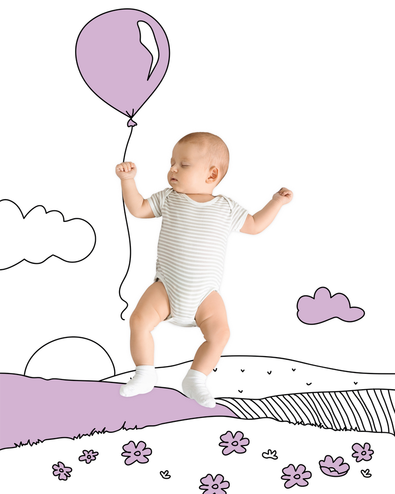 Balloon Flying Sketch Baby Photo Backdrop Photo Prop Background Monthly Pictures Milestone Backdrop