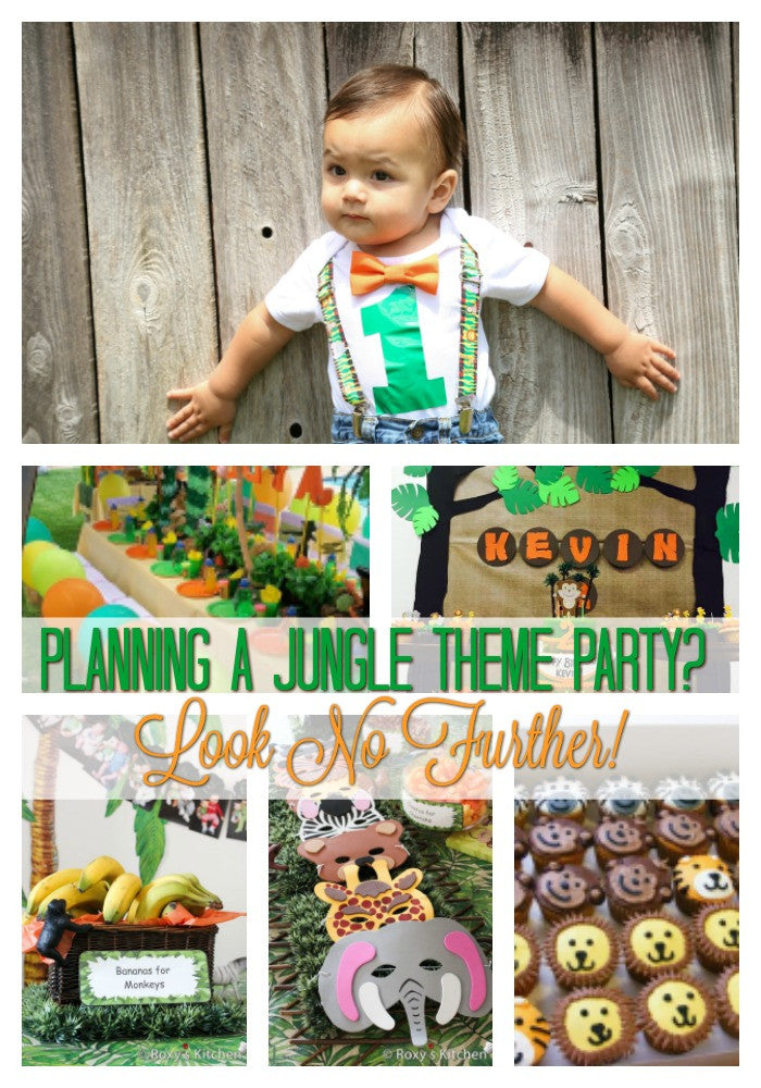 Jungle First Birthday Party Ideas Decorations Cupcakes Table Dessert Games Safari Zoo Animals