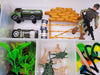 Army Play Dough Sensory Bin Kit Military Trucks Playdough Box