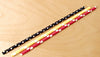 Charmed Red Yellow and Black Polka Dot Paper Straw 75pk