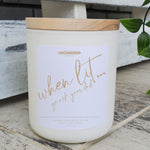 When This Candle is Lit Go Ask Your Dad Luxury Candle Gift for Moms, Wife, Friend