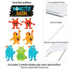 Big Dot of Happiness Monster Bash - Yard Sign & Outdoor Lawn Decorations - Little Monster Birthday Party or Baby Shower Yard Signs - Set of 8
