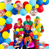 Carnival Circus Balloon Arch and Garland Kit - 105 Pack Red Blue Yellow Latex Balloons and Rainbow Multicolor Pre-Filled Confetti Balloon for Carnival Baby Shower Wedding Birthday Graduation Anniversary Bachelorette Party Background Decorations