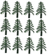 Evergreen Trees for Cake and Cupcake Decorating (12-Pack)