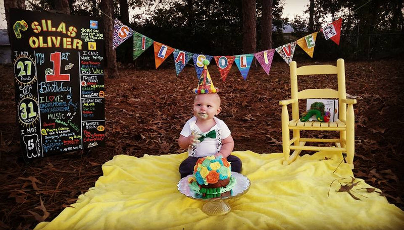 very hungry caterpillar first birthday outfit baby boy shirt 1st suspenders onesie cake smash