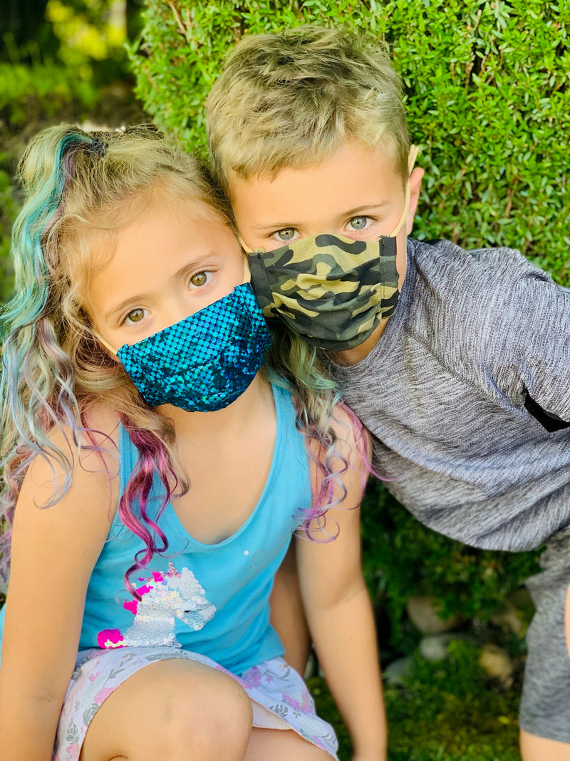 Face Masks Kids and Adult Sizes with Cute Prints