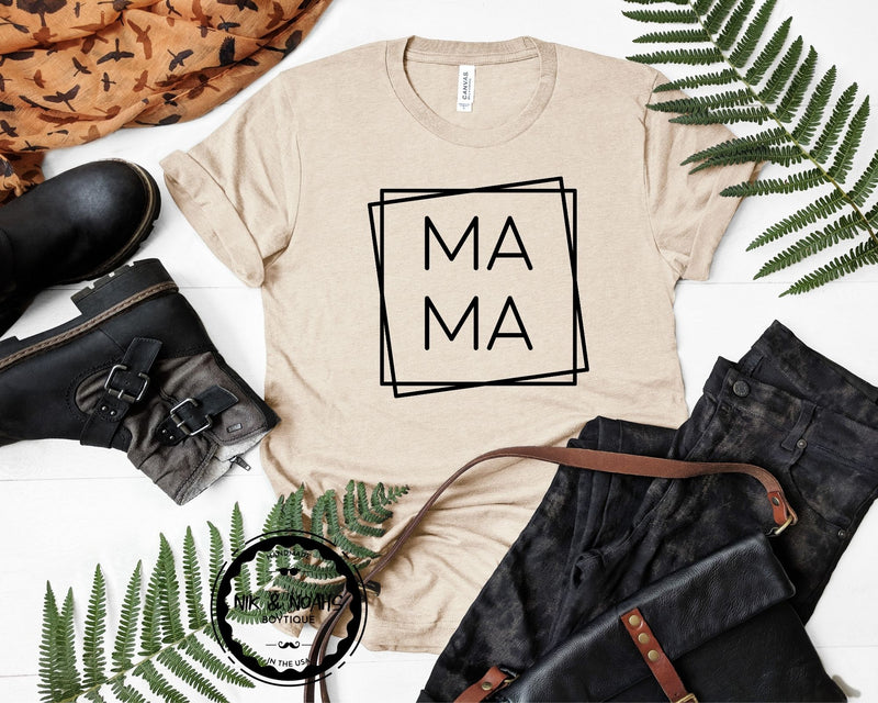 Mama Graphic Tee Shirt Mama Bear Shirt Cute Shirts for Moms Baby Shower Gift for New Mom little mama shirt shop