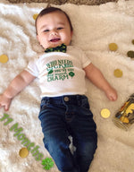 Baby Boy St. Patricks Day Outfit Lucky Charm Shamrock Bow Tie