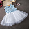 Toddler Baby Kid Girl Princess Party Clothes Denim Sleeveless Tulle Tutu Dresses Country Rustic