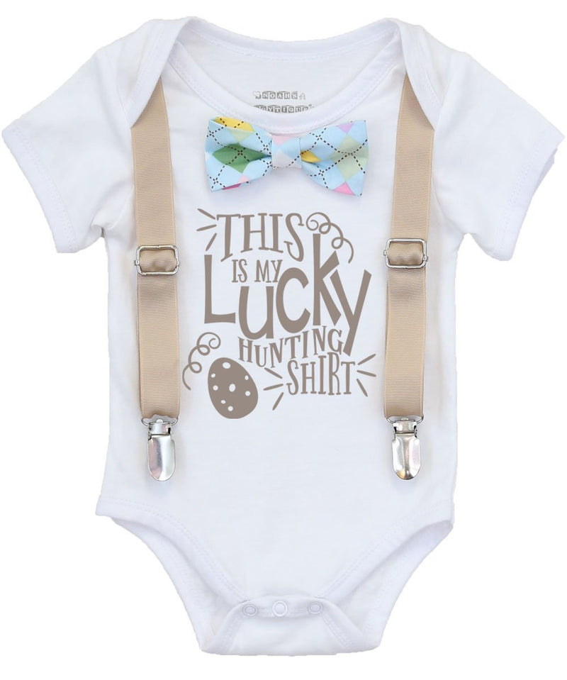 baby boy easter outfit 1st easter onesie with saying bow tie and suspenders cute baby boy clothes