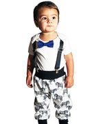 hipster baby boy clothes - baby boy outfit - zebra pants - boys first birthday -suspender onesie - Suspenders bow tie - baby boy gift set - baby shower gift - 1st birthday outfit - noahs boytique