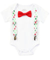 Christmas Outfit Baby Boy - Santa Picture Outfit - Christmas Legwarmer Bodysuit - First Christmas - Toddler - Infant - Christmas Shirt - Dot christmas onesie baby boy