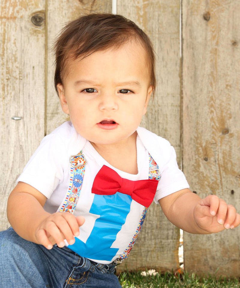 circus birthday outfit baby boy - boys first birthday outfit - 1st birthday - carnival party