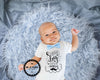 Cute Baby Boy Outfits Newborn Coming Home Picture Outfit With Bow Tie Dream Big Little One Saying on Bodysuit Boy Clothes Baby Shower Gift