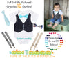 Baby Shower Gift Baby Boy Bundle Bow Ties Vest Suspenders Baby Boy Clothes with Bow Ties