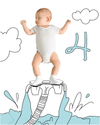 Flyboarding Sketch Baby Photo Backdrop Background Lake Monthly Pictures Milestone Backdrop