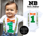 jungle first birthday outfit - boys first birthday outfit - 1st birthday - safari theme - jungle animal party jungle birthday shirt onesie