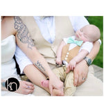 Baby Boy Wedding Outfit - Tan Mint Coral - Infant - Wedding - Baby Boy Clothes - Baby Outfit - Newborn Tuxedo - Tan Suit - Peach - Bow Tie - Noah's Boytique - Noahs Boytique