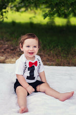 mickey mouse first birthday outfit baby boy - boys first birthday outfit - 1st birthday - mickey theme onesie