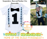 Mustache Birthday Party Outfit - Boys First Birthday Mustache Shirt - Mustache Bash - Baby Boy - Mustache Party - Blue - Black - Vintage - Noah's Boytique  - Baby Boy First Birthday Outfit