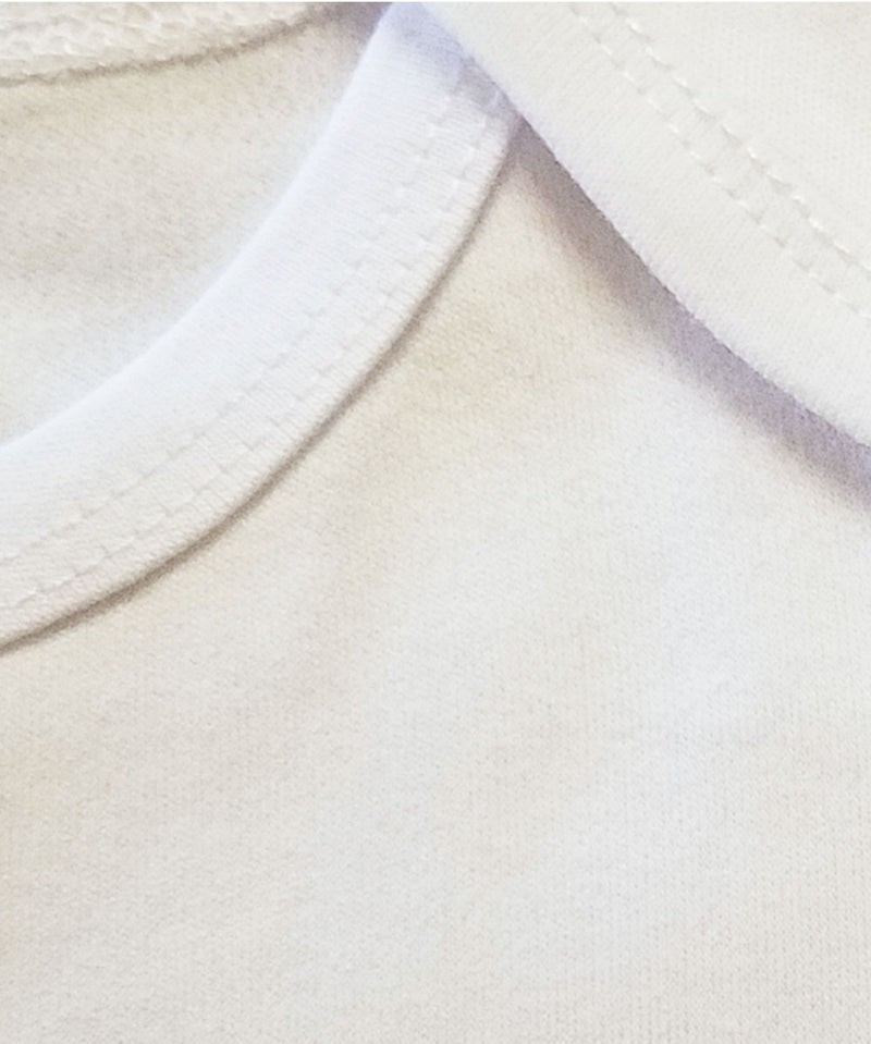 Plain White Onesies Bodysuits Rompers Blank Cotton Unisex (5 pack)