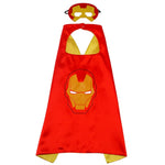 Boys Superhero Capes and Masks Children's Girls Hero Cloak Cosplay Costume For Kids Halloween Party superman Spiderman Iron Man Transformers Star Wars