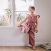 Baby Toddler Girl Sleeveless Ruffle Romper Jumpsuit One-Piece Outfit Cotton Clothes Cute Girls Clothes