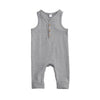 Baby Boys Romper Sleeveless V-neck Pants Striped and Printed Baby Basics
