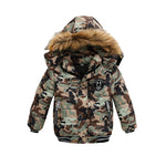 Kids Winter Jacket Parka Thick Warm Coat with Fur Hood Boys and Girls Coats