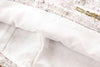 Girls Classic Tweed Plaid Dress with Big Bow and Rhinestone Detailing