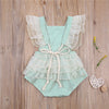 Baby Girl Embroidered Tutu Romper with Beautiful Floral Design