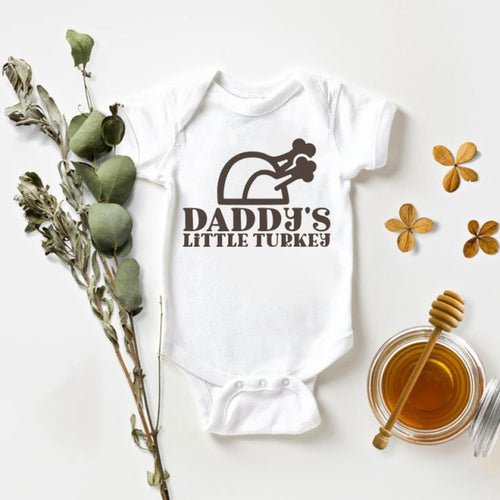 My Rolls are Homemade Bodysuit Funny Thanksgiving Outfit for Boys Girls My First Thanksgiving Onesie daddy's little turkey mommy's little turkey
