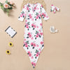 Newborn Girls Floral Blanket Wrap Swaddle Sleeping Gown Coming Home From The Hospital Outfit