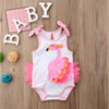 Baby Girl Flamingo Bathing Suit with Ruffles on Back Summer Outfit