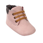 Baby Boy Suede Leather  Soft Soled Boots Shoes