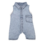 Denim Infant Baby Boys Clothes Romper Sleeveless Denim Summer Infant Boy Girl Jumpsuit Clothing Baby Outfits