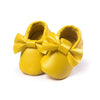 Baby Girl Moccasins with Bows First Walkers Soft Sole Shoes
