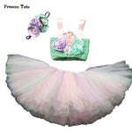 Baby Toddler Girl Tutu Birthday Set Cake Smash Dress Up Picture Outfit