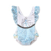 Baby Girl Cinderella Belle Lace Romper Outfits for Summer