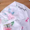 Baby Girl Milestone Blanket Watercolor Floral Design Boho baby Shower Gift