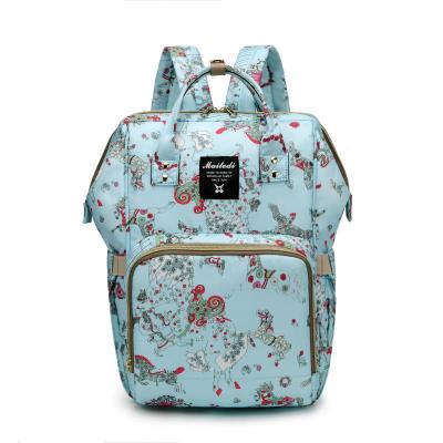 Versatile Diaper Bag Backpack with USB Connection Cute Stylish in a Variety of Colors