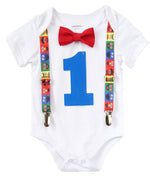 sesame street first birthday outfit boy - baby boy elmo party - sesame street birthday outfit - boys first birthday outfit - 1st birthday