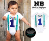 Teal Blue Red Baby Boy First Birthday Outfit - Birthday Shirt - Cute First Birthday Outfits for Boys - Bow Tie and Suspenders - I'm One -1st - Noah's Boytique  - Baby Boy First Birthday Outfit