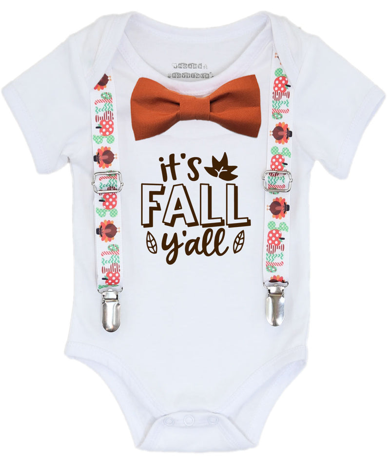 baby boy thanksgiving outfit fall ya'll onesie gobble newborn first thanksgiving shirt with saying