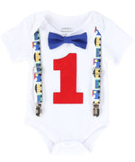 Train Birthday Shirt - First Birthday - 1st Birthday -Baby Boy - Train Theme Party - Baby Boy Train - Baby Boy Clothes - Birthday Outfit