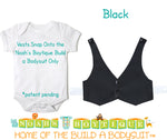 Black Baby Vest - Baby Tuxedo Vest - Baby Boy Wedding Vest - Baby Boy Birthday Vest - Baby Vest Bodysuit - Noah's Boytique  - Baby Boy First Birthday Outfit