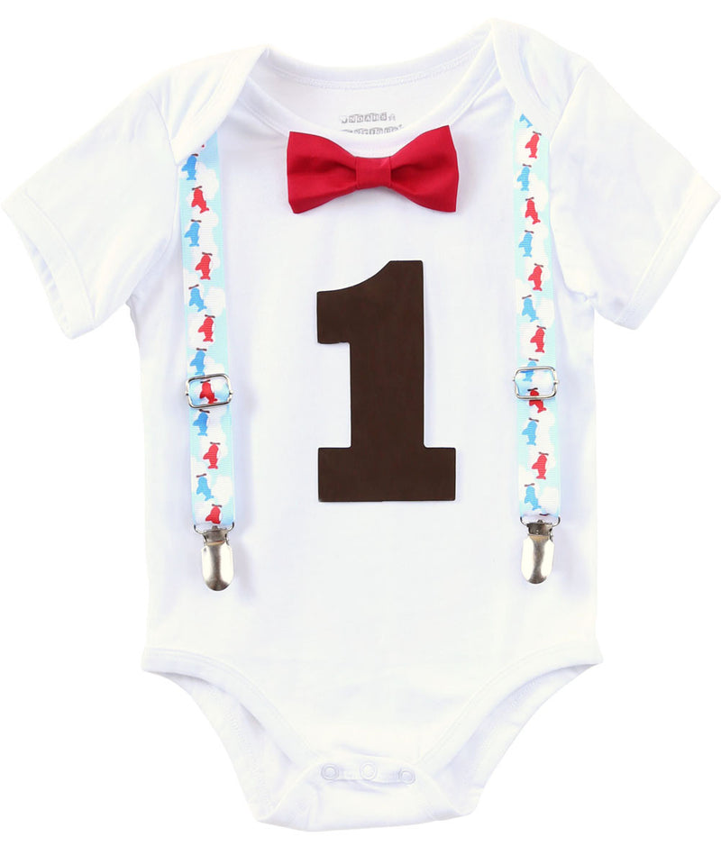 Vintage Airplane Theme First Birthday Outfit Boy Plane Party